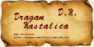 Dragan Mastalica vizit kartica